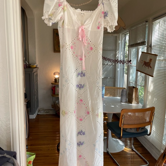 For Love and Lemons Andrea Embroidererd Maxi Dress - Picture 6 of 10